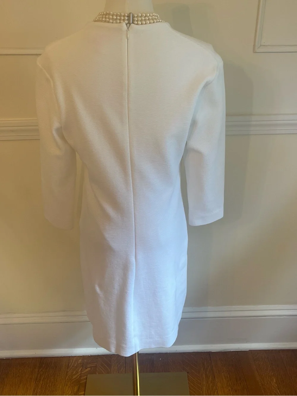 Lilly Pulitzer White V-Neck Long Sleeve Shift Dress